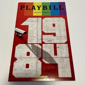 1984 Broadway Playbill Olivia Wilde Tom Sturridge Reed Birney New York Orwell